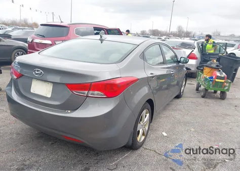 2013 Hyundai Elantra Gls from USA, damaged, VIN 5NPDH4AE5DH421698